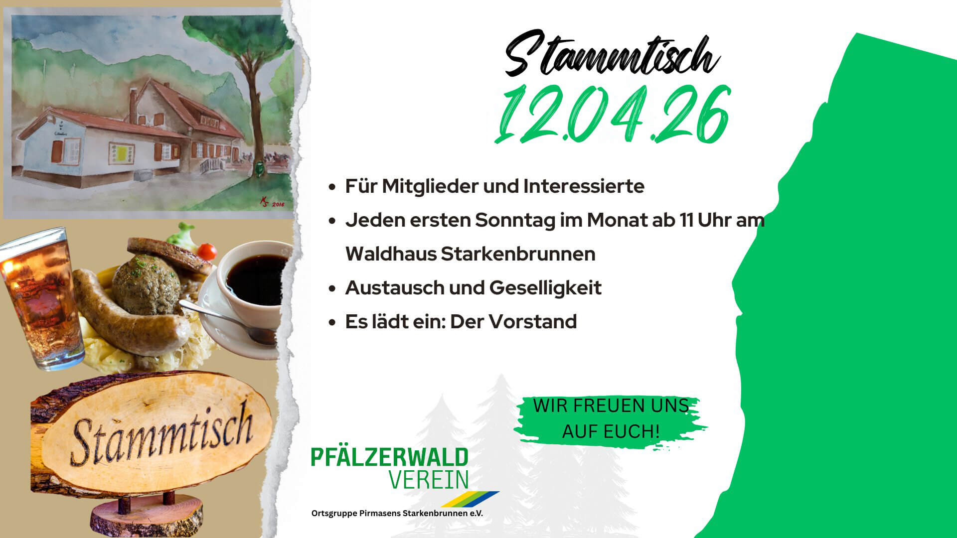 Stammtisch im April